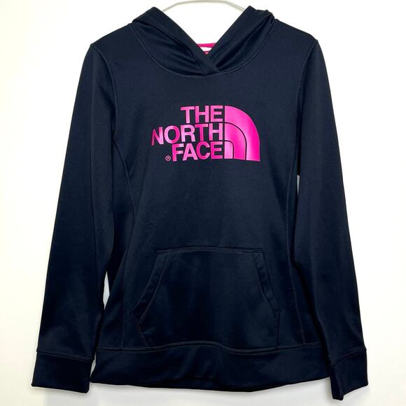 The North Face Dry Fit Fave Pullover Logo Pocket Hoodie Medium - Picture 1 of 7